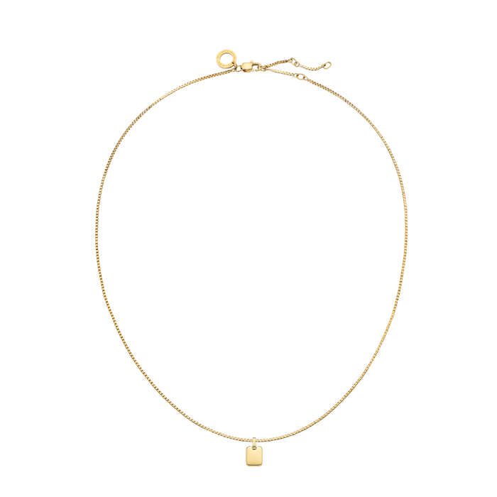 Plate Halskette Gold