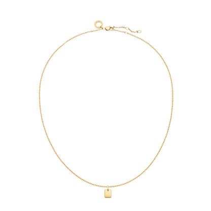 Plate Halskette Gold