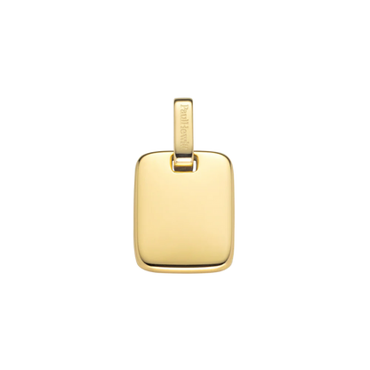 Plate Pendant Gold