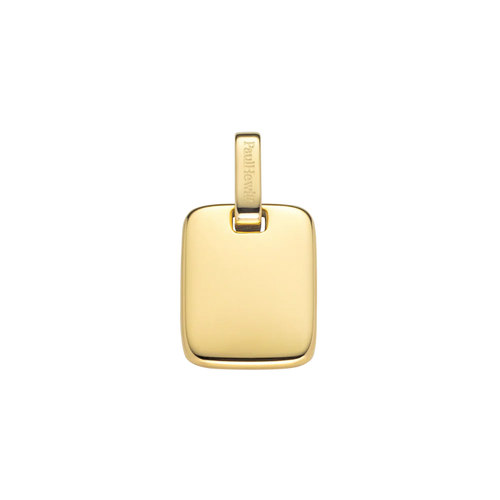 Plate Pendant Gold