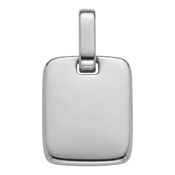 Plate Pendant Silber