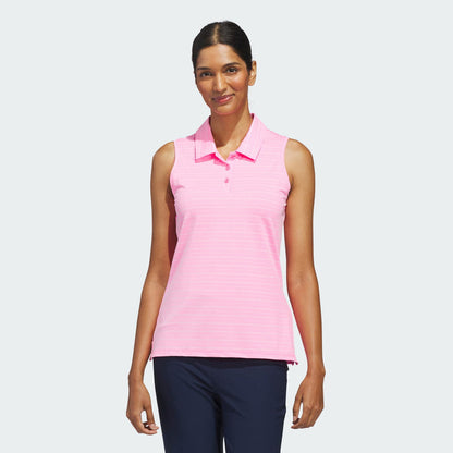 POLO ADIDAS ULTIMATE365 JACQUARD SLEEVELESS FEMME
