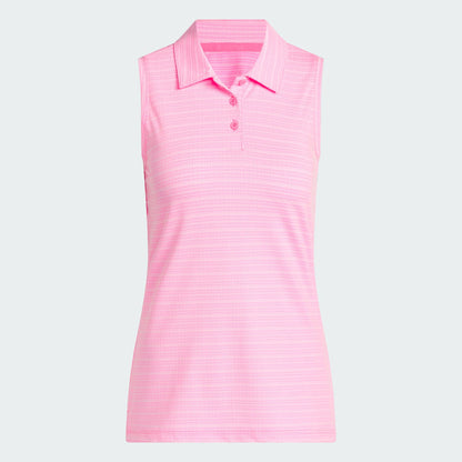 POLO ADIDAS ULTIMATE365 JACQUARD SLEEVELESS FEMME