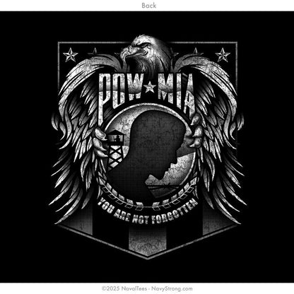 "POW MIA Eagle" Hooded Sweatshirt | Black