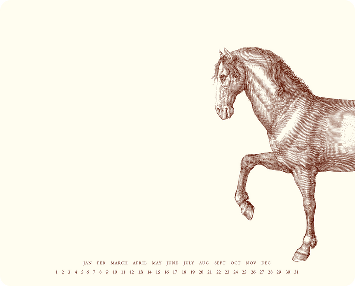 Prancing Horse Mousepad Notepad