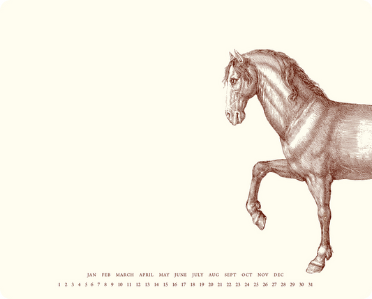 Prancing Horse Mousepad Notepad