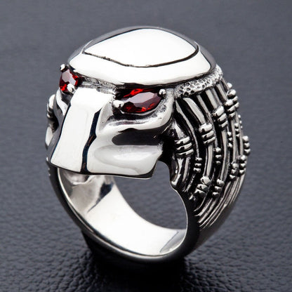 Sterling Silver Predator Ring Side Profile