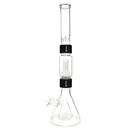 Prism Pipes Pyramid & Showerhead Perc Beaker Bong