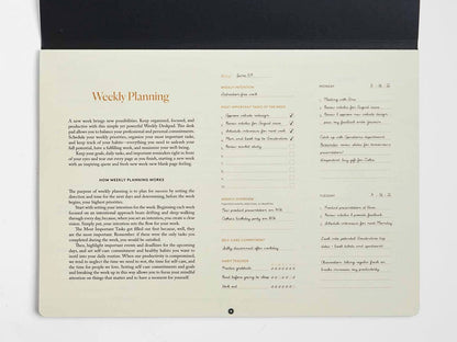 Productivity Planner Weekly Desk Pad