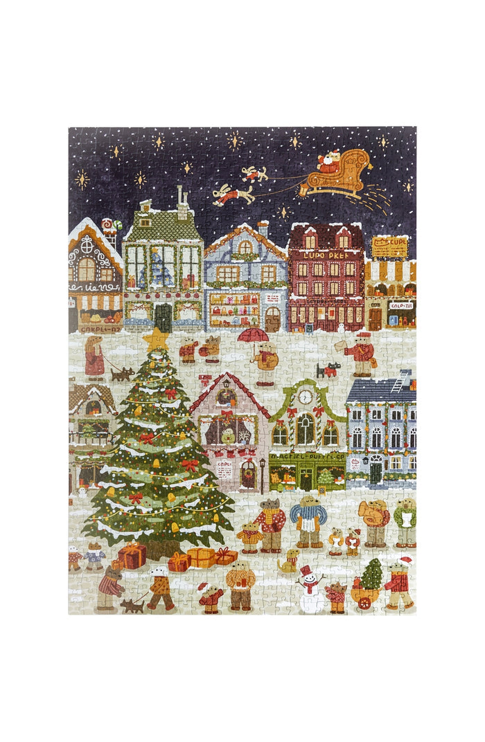 Puppies' Christmas Eve | 1,000 Piece Jigsaw Puzzle