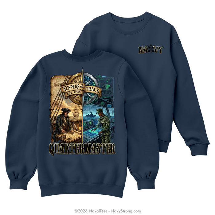 "Quartermaster" Crewneck Sweatshirt | Navy