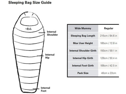 Rab Solar Eco 3 Sleeping Bag (-8 °C) Oxblood Red
