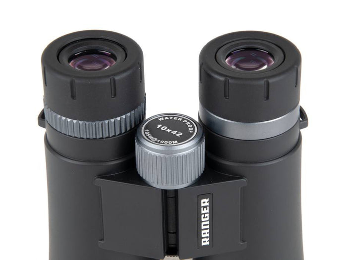Ranger 10x42 Waterproof Binoculars with Manitoba Bino Case