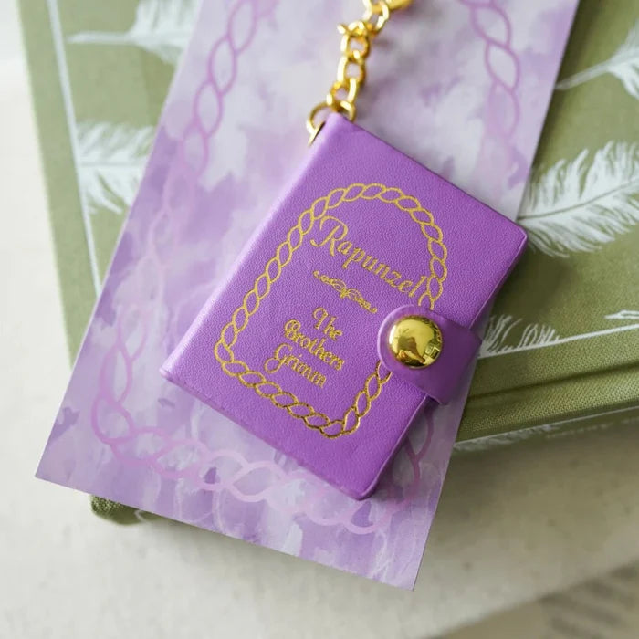 Rapunzel Fairytale Book Keychain