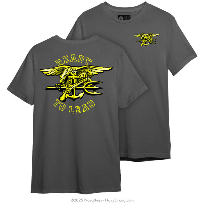 "Ready to Lead" Tee | Charcoal