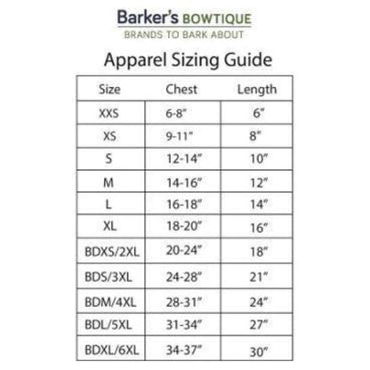 Barker's Bowtique Dog Apparel HD Lightweight Red Buffalo Check Pet Pajamas