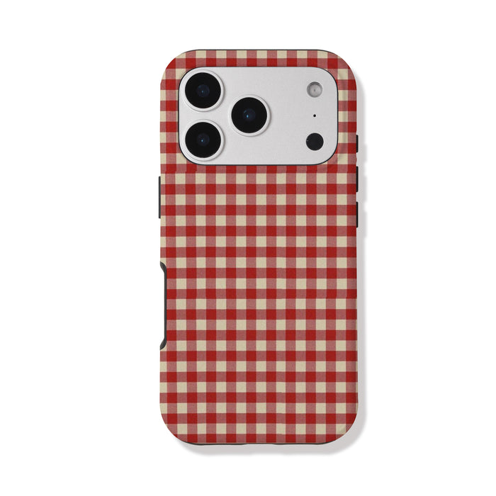 Red Plaid | iPhone 17 Cases