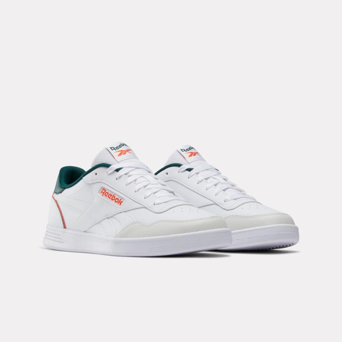 Reebok Footwear Men Reebok Court Advance Shoes FTWRWHITE/COLLEGIATEGREEN/PUMP