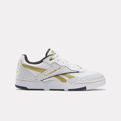 Reebok Footwear Men Victor Solomon BB 4000 II Basketball Shoes WHITE/GOLD/PUREGREY8