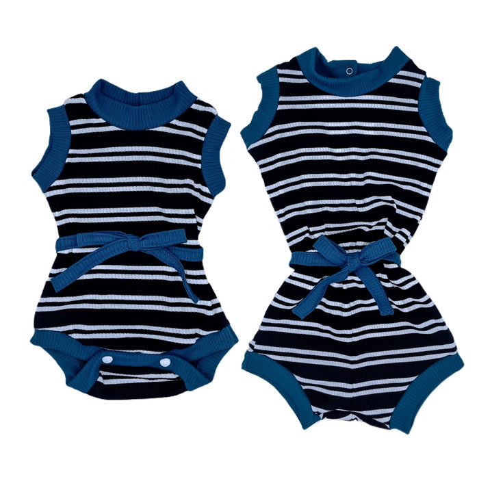 Retro Stripe Romper