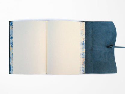 Roma Lussa Leather Journal - Blue