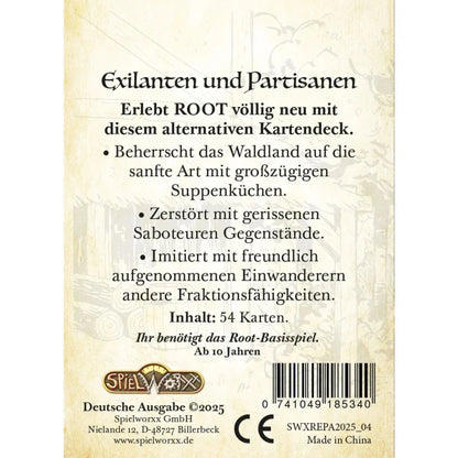 Root Exilanten und Partisanen - Alternatives Kartenset für das wunderbare Kennerspiel