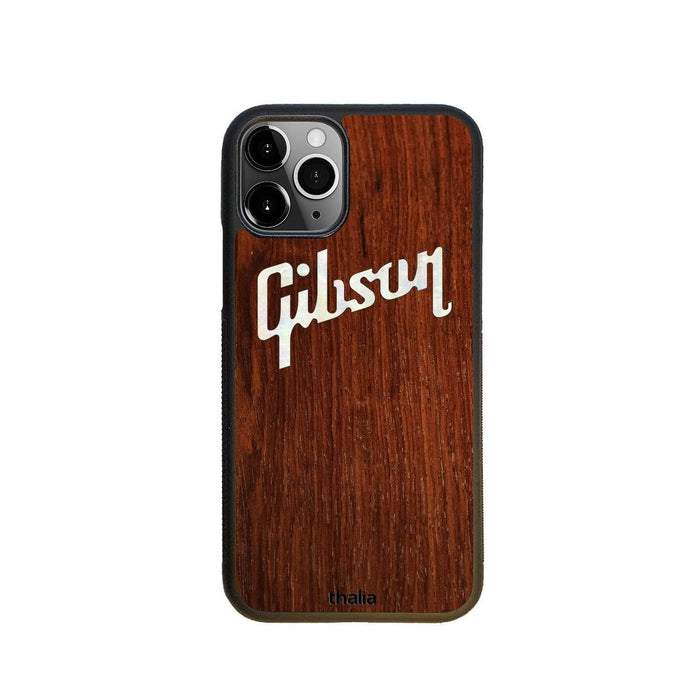 GibsonbyThalia Phone Case Indian Rosewood & Gibson Pearl Logo | Phone Case iPhone 11 Pro