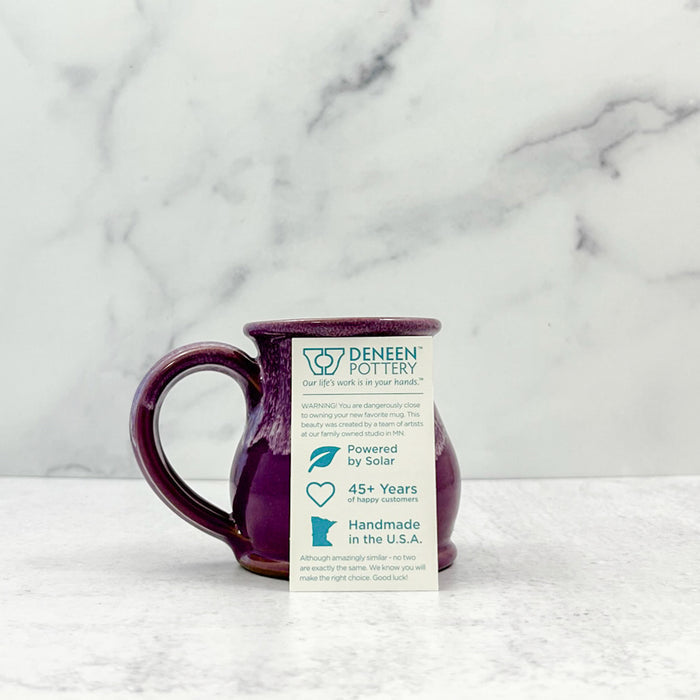 Round Belly Coffee Mug SEAFOAM w/sand