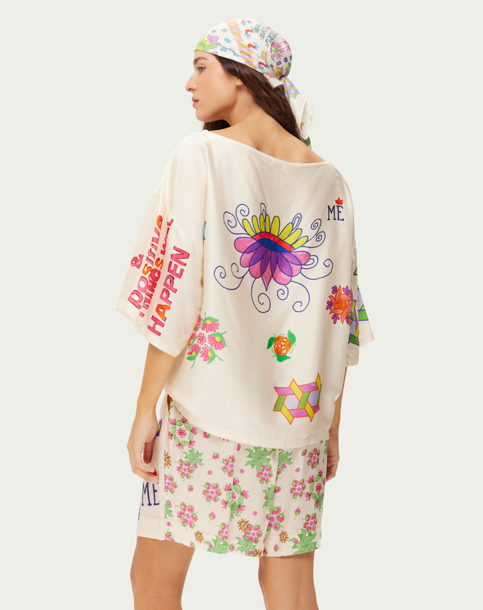 Ruby Cropped Markers T-Shirt