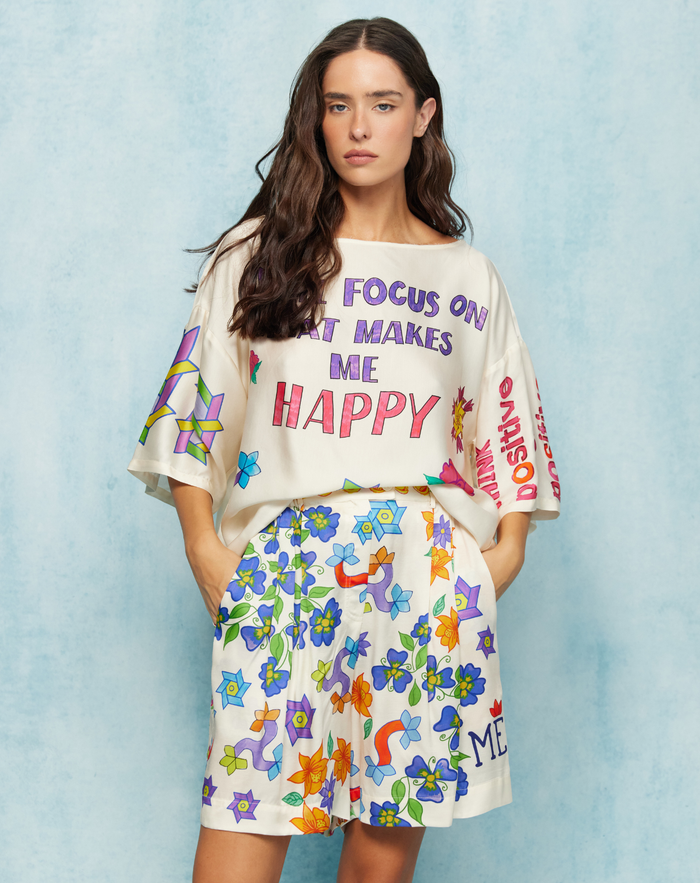 Ruby Cropped Markers T-Shirt