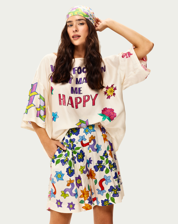 Ruby Cropped Markers T-Shirt