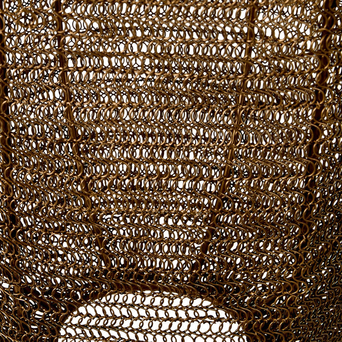 Sahara Metal Wire Pendant Antique Brass 44x44x66cm