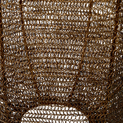 Sahara Metal Wire Pendant Antique Brass 44x44x66cm