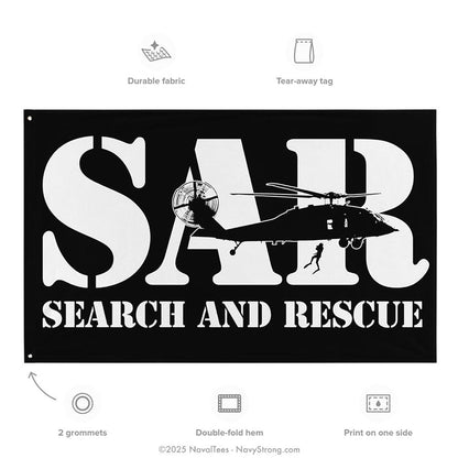 "SAR HELO" Flag | 55" x 34"