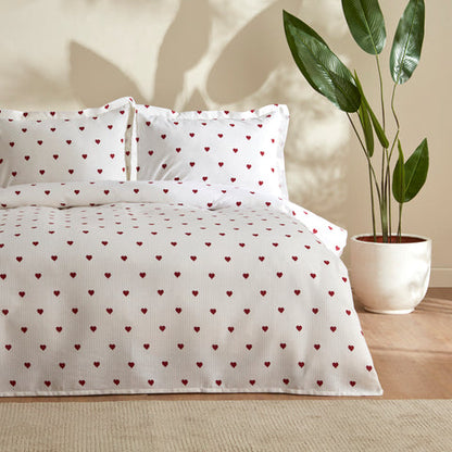Sarah Anderson Amour, Ensemble de Couvre-Lit en Piqué, Double