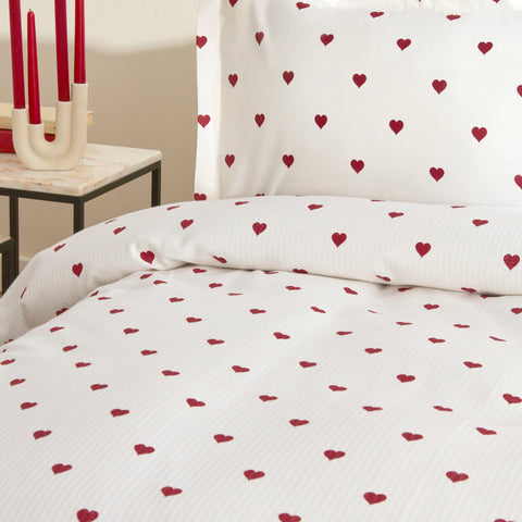 Sarah Anderson Amour, Ensemble de Couvre-Lit en Piqué, Double
