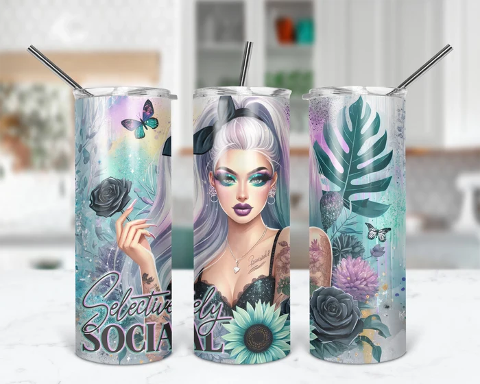 Selectively Social | 20 oz Tumbler