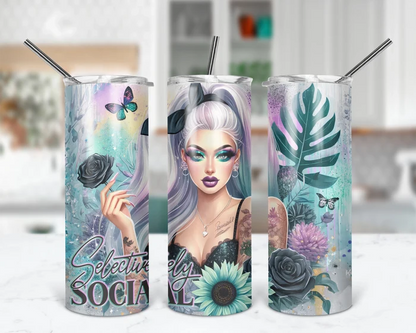 Selectively Social | 20 oz Tumbler