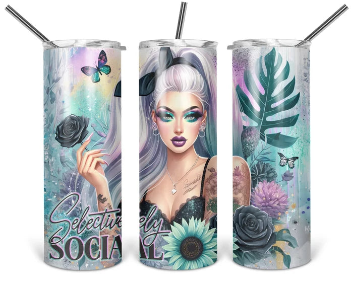 Selectively Social | 20 oz Tumbler