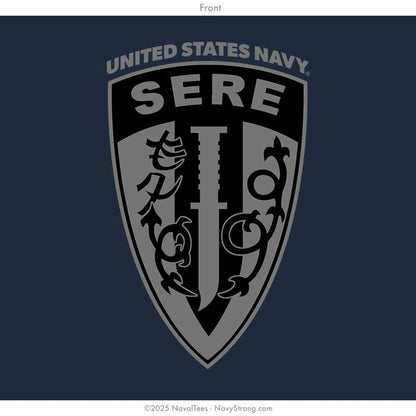 "SERE Watchtower" Zippered Hoodie | Navy