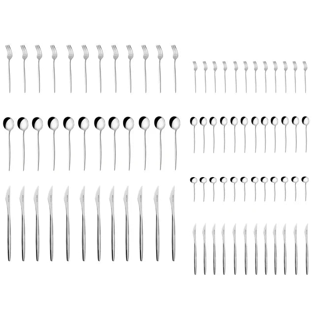 Set de couverts Karaca New Porto 12 personnes 84 pièces