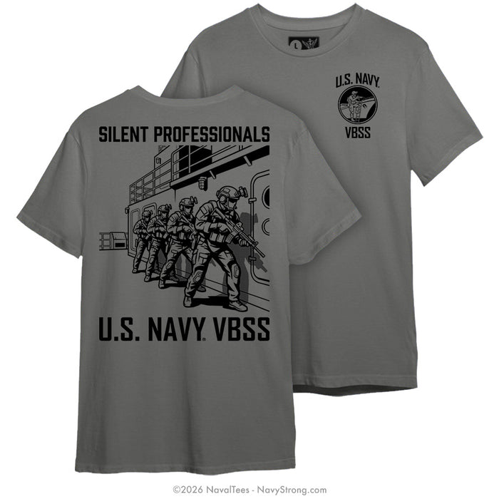 "Silent Professionals" Tee | Charcoal