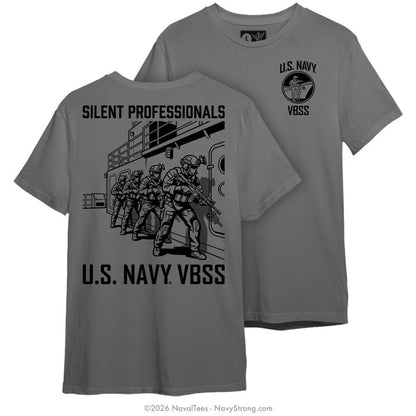 "Silent Professionals" Tee | Charcoal