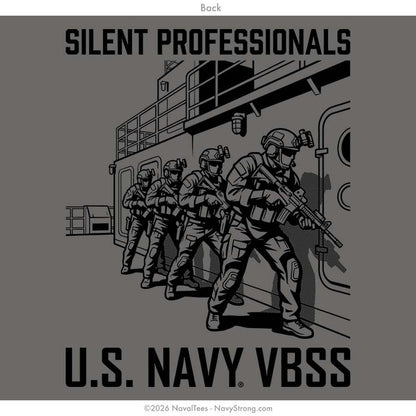 "Silent Professionals" Tee | Charcoal