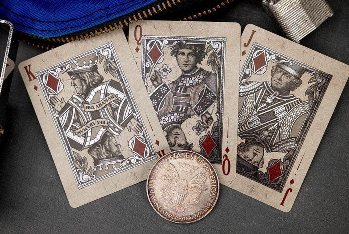 Silver Certificate - Foiled Edition Playing Cards by Kings Wild Project