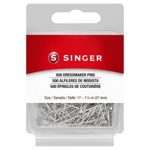 SINGER® 500 Dressmaker Pins - Size 17, 1-1/16"
