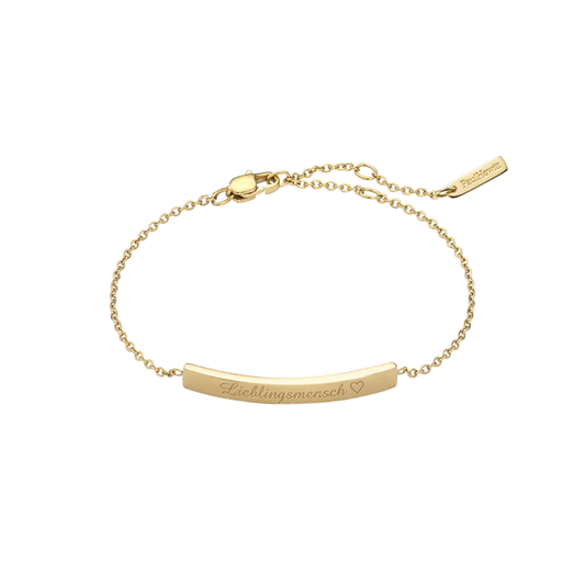 Slim Bar Armkette Gold
