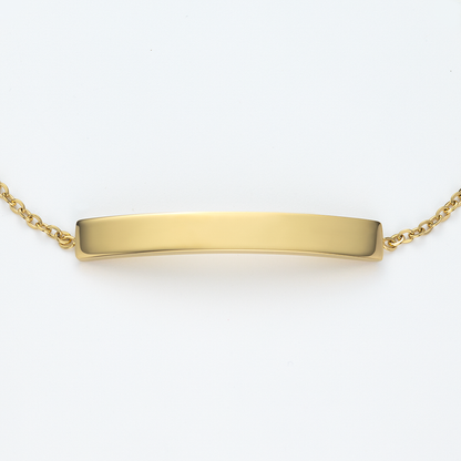 Slim Bar Armkette Gold