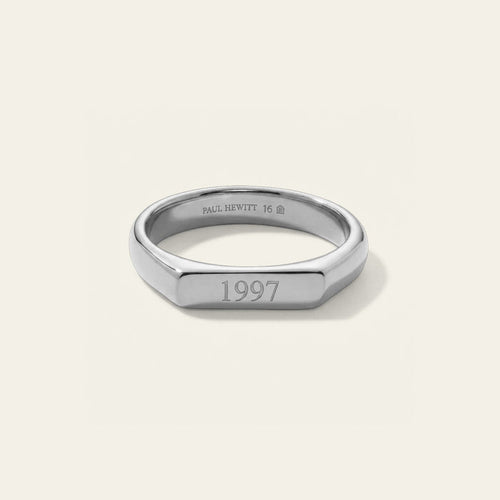 Slim Signet Ring Silber