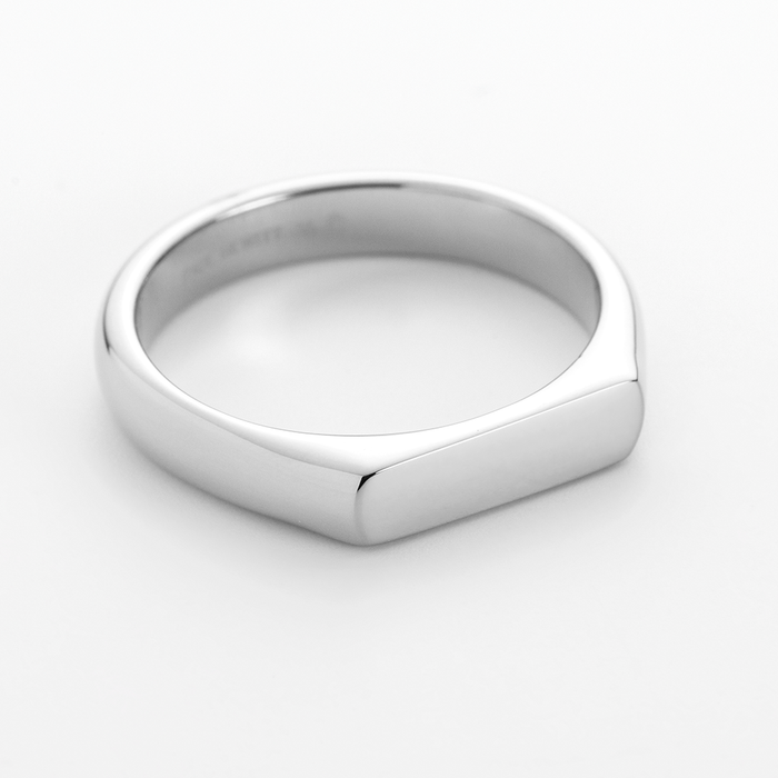 Slim Signet Ring Silber